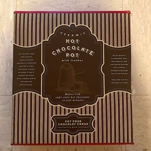 Williams Sonoma Hot Chocolate Pot!